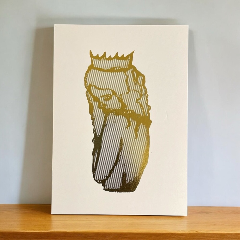 Gold Princess Print (Drawing of a Woman) 5x7